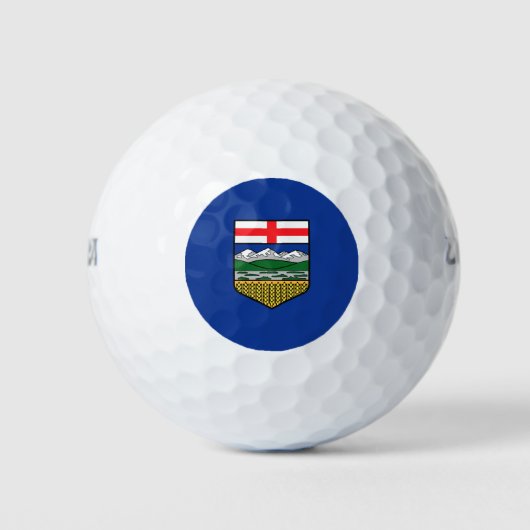 Flagge Albertas Golfball (Vorderseite)