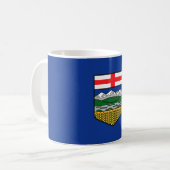 Flagge Albertas Kaffeetasse (Vorderseite Links)