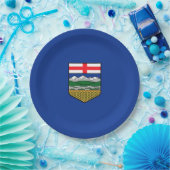 Flagge Albertas Pappteller (Party)