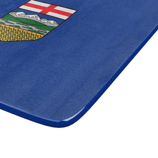 Flagge Albertas Schneidebrett (Ecke)