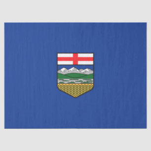 Flagge Albertas Seidenpapier