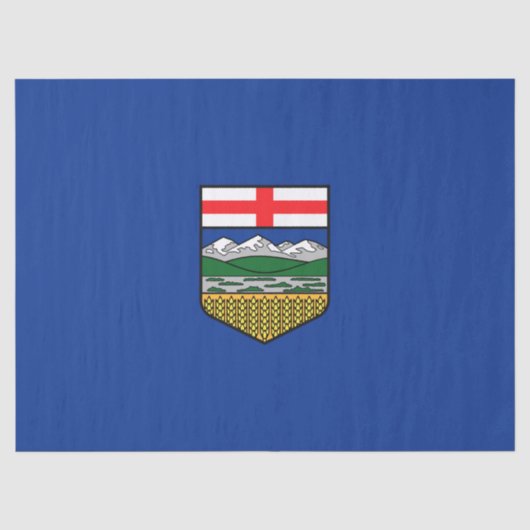 Flagge Albertas Seidenpapier (Vorderseite)