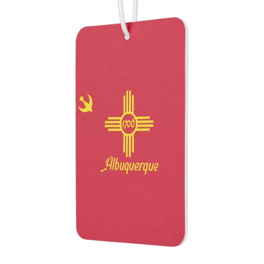 Flagge Albuquerque, New Mexico Autolufterfrischer (Links)