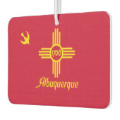 Flagge Albuquerque, New Mexico Autolufterfrischer (Links)