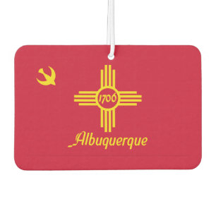 Flagge Albuquerque, New Mexico Autolufterfrischer