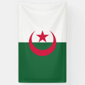 Flagge Algerien Banner (Vertikal)