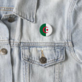 Flagge Algerien Button (Beispiel)