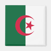 Flagge Algerien Magnet (Vorne)
