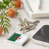 Flagge Algerien Schlüsselanhänger (Seite)