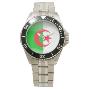 Flagge Algeriens Armbanduhr