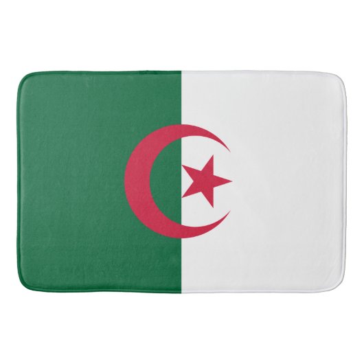 Flagge Algeriens Badematte (Vorderseite)