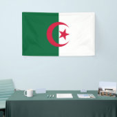 Flagge Algeriens Banner (Messeveranstaltung)