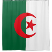 Flagge Algeriens Duschvorhang (Vorderseite)