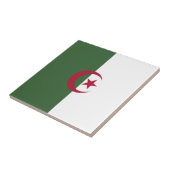 Flagge Algeriens Fliese (Seite)