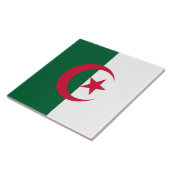 Flagge Algeriens Fliese (Seite)