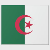 Flagge Algeriens Geschenkpapier (Flach)