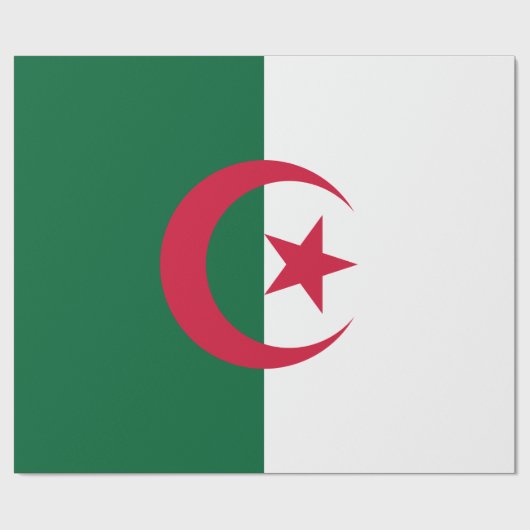 Flagge Algeriens Geschenkpapier (Flach)