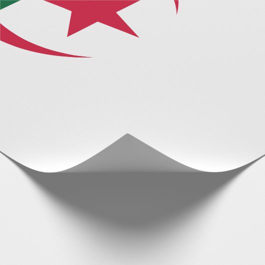 Flagge Algeriens Geschenkpapier (Ecke)