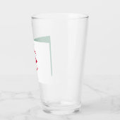 Flagge Algeriens Glas (Links)