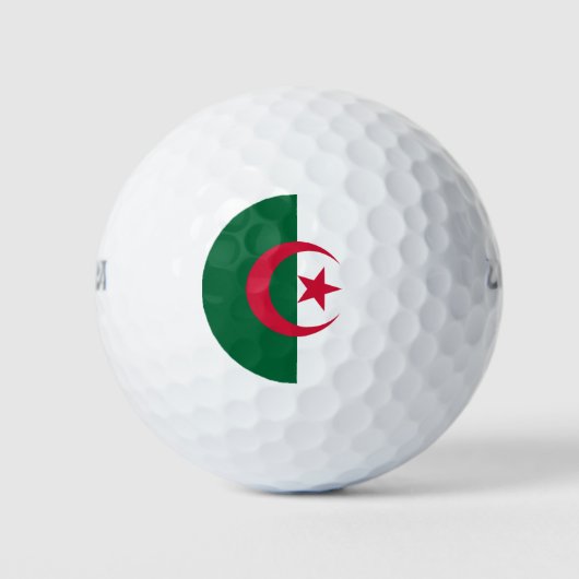 Flagge Algeriens Golfball (Vorderseite)