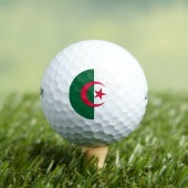 Flagge Algeriens Golfball (Insitu T-Shirt)