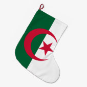 Flagge Algeriens Großer Weihnachtsstrumpf (Vorderansicht (hängend))