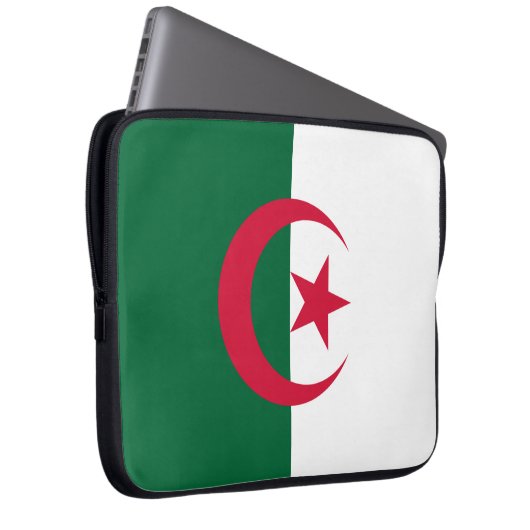 Flagge Algeriens Laptopschutzhülle (Vorne Rechts)
