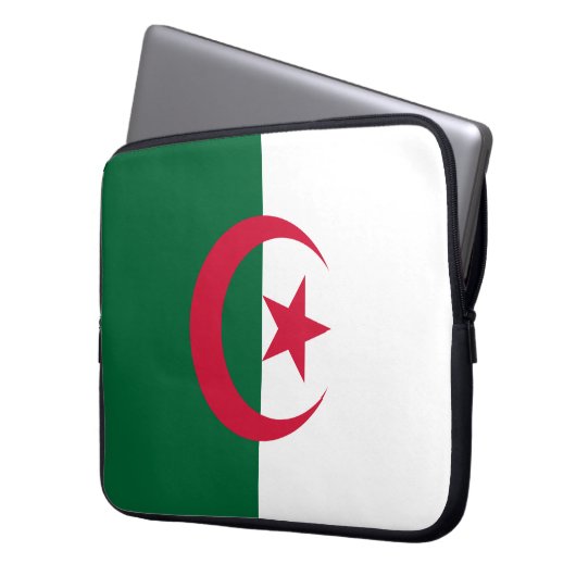 Flagge Algeriens Laptopschutzhülle (Vorderseite Links)