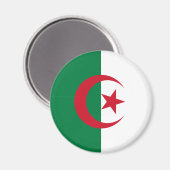 Flagge Algeriens Magnet (Vorderseite/Rückseite)