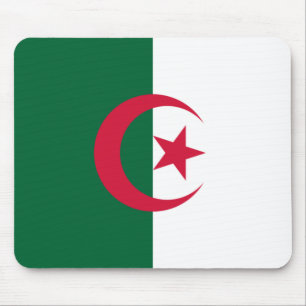 Flagge Algeriens Mousepad