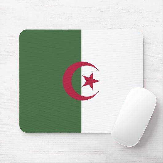 Flagge Algeriens Mousepad (Mit Mouse)