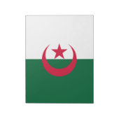 Flagge Algeriens Notizblock (Rotiert)