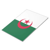 Flagge Algeriens Notizblock (angewinkelt)