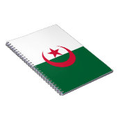 Flagge Algeriens Notizblock (Rechte Seite)