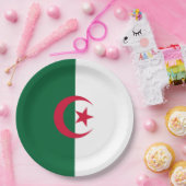 Flagge Algeriens Pappteller (Party)