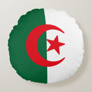 Flagge Algeriens Rundes Kissen