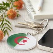 Flagge Algeriens Schlüsselanhänger (Vorderseite rechts)