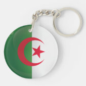 Flagge Algeriens Schlüsselanhänger (Rückseite)