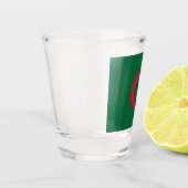 Flagge Algeriens Schnapsglas (Links)