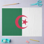 Flagge Algeriens Seidenpapier (Basteln)