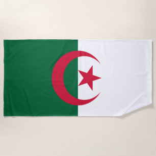 Flagge Algeriens Strandtuch