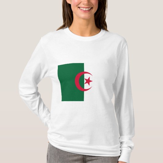 Flagge Algeriens T-Shirt (Vorderseite)