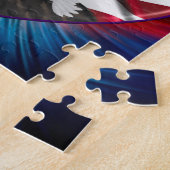 Flagge Amerikaner-Eagles n Puzzle (Seite)