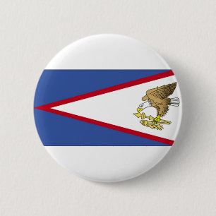 Flagge Amerikanisch-Samoas Button