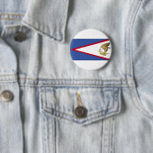 Flagge Amerikanisch-Samoas Button (Beispiel)