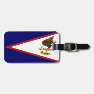 Flagge Amerikanisch-Samoas Gepäckanhänger