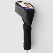 Flagge Amerikanisch-Samoas Golf Headcover (angewinkelt)
