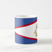 Flagge Amerikanisch-Samoas Kaffeetasse (Mittel)