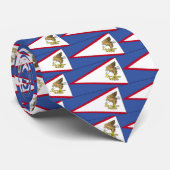 Flagge Amerikanisch-Samoas Krawatte (Gerollt)