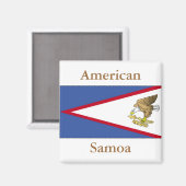 Flagge Amerikanisch-Samoas Magnet (Vorderseite/Rückseite)